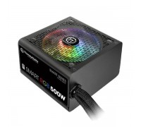Блок питания Thermaltake ATX 500W Smart RGB 500 80+ (24+4+4pin) APFC 120mm fan color LED 5xSATA RTL                                                                                                                                                       
