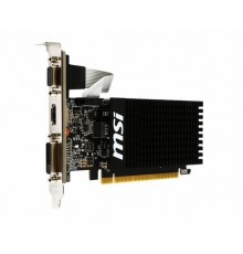 Видеокарта MSI PCI-E GT 710 1GD3H LP nVidia GeForce GT 710 1024Mb 64bit DDR3 954/1600 DVIx1/HDMIx1/CRTx1/HDCP Ret low profile                                                                                                                             