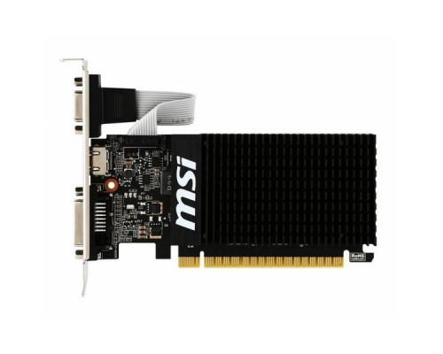 Видеокарта MSI PCI-E GT 710 1GD3H LP nVidia GeForce GT 710 1024Mb 64bit DDR3 954/1600 DVIx1/HDMIx1/CRTx1/HDCP Ret low profile