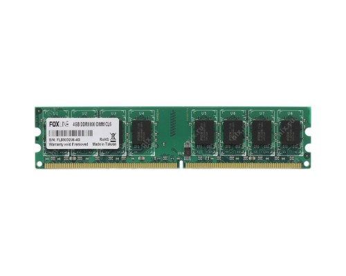 Модуль памяти Foxline DIMM 2GB 800 DDR2 CL5 (128*8)