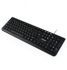 Клавиатуры Гарнизон Клавиатура Гарнизон GK-115, USB, черный, поверхность- шлифованный алюминий                                                                                                                                                            