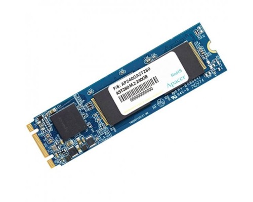 Жесткий диск SSD M.2 2280 480GB Apacer AST280 Client SSD AP480GAST280-1 SATA 6Gb/s, 520/495, IOPS 84K, MTBF 1M, TLC, RTL (914378)