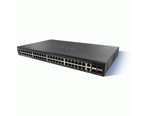 SG350X-48MP-K9-EU Коммутатор Cisco SG350X-48MP 48-port Gigabit POE Stackable Switch