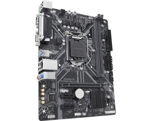 Материнская плата H310M DS2 2.0, Socket 1151, Intel®H310, 2xDDR4-2666, D-SUB, 1xPCI-Ex16, 2xPCI-Ex1, 4xSATA3, 8 Ch Audio, GLan, (4+2)xUSB2.0, (2+2)xUSB3.1, COM, LPT, 1xPS/2, mATX, RTL,