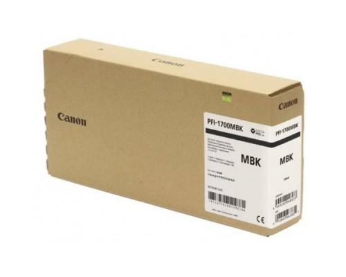 Картридж CANON PFI-1700 MBK матовый черный