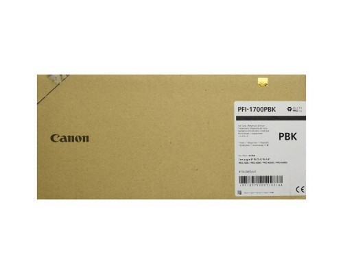 Картридж CANON PFI-1700 PBK фото-черный