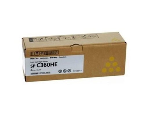 Картридж лазерный Ricoh SP C360HE 408187 желтый