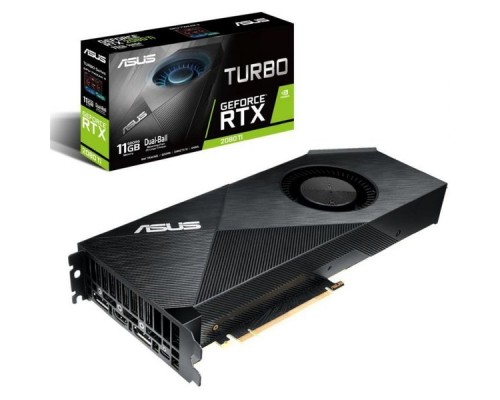 Видеокарта RTX 2080Ti Turbo, PCI-Ex16 3.0, 11GB, GDDR6, 352bit, HDMI+2xDP+USB Type-C (TURBO-RTX2080TI-11G), RTL