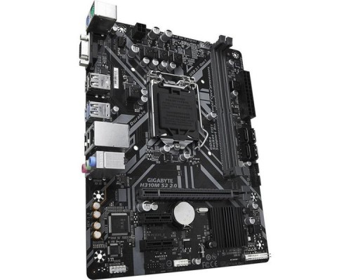 Материнская плата H310M S2 2.0, Socket 1151, Intel®H310, 2xDDR4-2666, D-SUB, 1xPCI-Ex16, 2xPCI-Ex1, 4xSATA3, 8 Ch Audio, GLan, (4+2)xUSB2.0, (2+2)xUSB3.1, 2xPS/2, mATX, RTL,