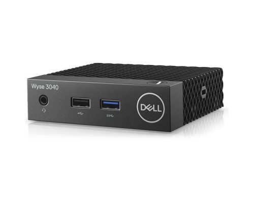 Тонкий Клиент Dell Wyse Thin 3040 (1.44)/2Gb/SSD8Gb/HDG400/ThinOs/GbitEth/15W/мышь/черный