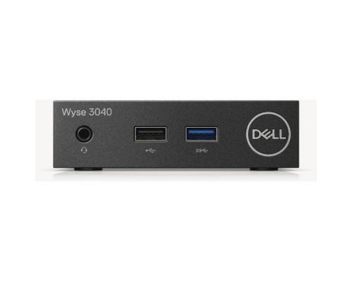 Тонкий Клиент Dell Wyse Thin 3040 (1.44)/2Gb/SSD8Gb/HDG400/ThinOs/GbitEth/15W/мышь/черный