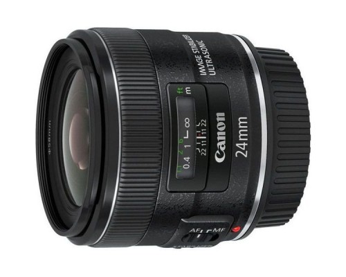 Объектив Canon EF IS USM (5345B005) 24мм f/2.8 черный