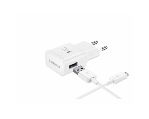 Зарядное уст-во Samsung EP-TA20EWECGRU 2A кабель USB Type C White