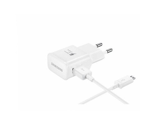 Зарядное уст-во Samsung EP-TA20EWECGRU 2A кабель USB Type C White