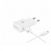 Зарядное уст-во Samsung EP-TA20EWECGRU 2A кабель USB Type C White