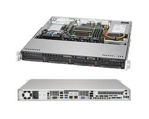 Корпус SuperMicro CSE-813MFTQC-350CB 350W черный