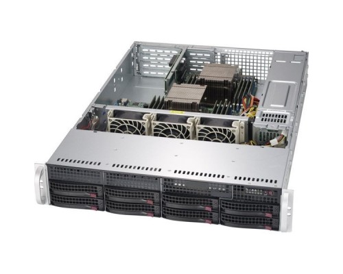 Корпус SuperMicro CSE-825TQC-R740WB 2x740W черный