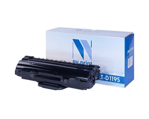 Картридж NV-Print совместимый Samsung MLT-D119S для ML-1610/1615/1620/1625/ML-2010/2015/2020/ 2510/2570/2571/SCX-4321/4521. Чёрный. 2000 страниц.