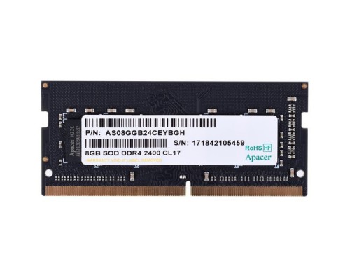 Память SO-DIMM DDR4 8Gb (pc-19200) 2400MHz Apacer Retail AS08GGB24CEYBGH/ES.08G2T.GFH