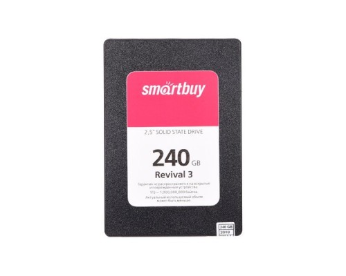 Накопитель SSD 240 Gb SATA-III SmartBuy Revival 3 SB240GB-RVVL3-25SAT3 2.5