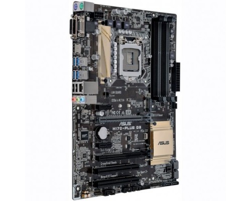 Материнская плата ASUS H170 PLUS D3 S1151 H170 2xPCI-E Dsub+DVI+HDMI GbLAN SATA RAID ATX 4DDR3 (RTL)