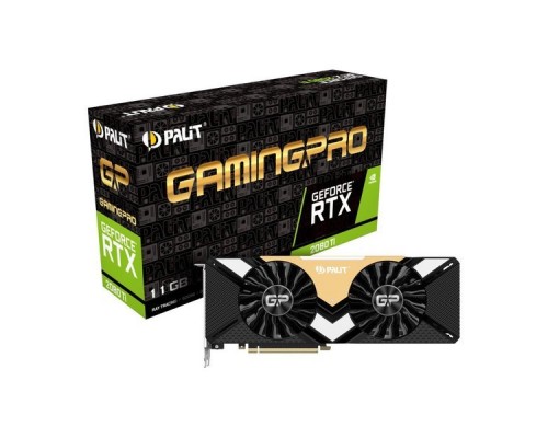 Видеокарта 11Gb PCI-E DDR6 Palit PA-RTX2080Ti Gaming Pro 11G HDMI+3хDP+USB-C (RTL)