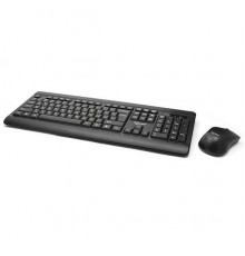Клавиатура Комплект кл-ра+мышь беспров. Gembird KBS-8001, 2.4ГГц, черный, 104 клавиши+2 кнопки+колесо кнопка, 1000 DPI, батарейки в комплекте                                                                                                             