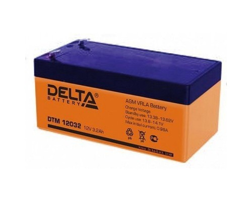 Аккумулятор Delta DTM 12032 12V3.2Ah