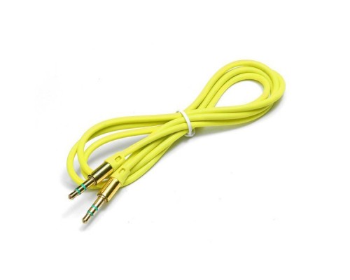 Кабель аудио (3.5mm Jack M - 3.5mm Jack M) 1.0м GemBird CCA-3.5MM-1Y желтый