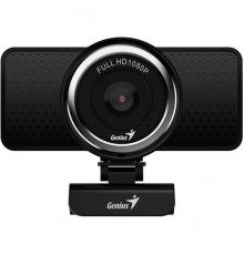 Веб-Камера Genius ECam 8000, black, Full-HD 1080p, swiveling, tripod-ready design, USB, built-in microphone, rotation 360 degree, tilt 90 degree                                                                                                          
