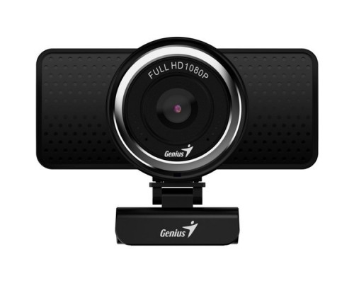 Веб-Камера Genius ECam 8000, black, Full-HD 1080p, swiveling, tripod-ready design, USB, built-in microphone, rotation 360 degree, tilt 90 degree