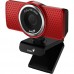 Веб-Камера Genius ECam 8000, red, Full-HD 1080p swiveling, tripod-ready design, USB, built-in microphone, rotation 360 degree, tilt 90 degree