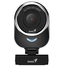 Веб-Камера Genius QCam 6000, black, Full-HD 1080p, universal clip, 360 degree swivel, USB, built-in microphone, rotation 360 degree, tilt 90 degree                                                                                                       