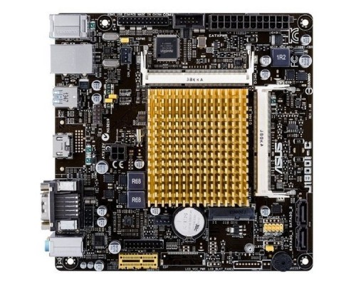 Материнская плата Asus J1800I-C CPU Atom integrated na DDR3 mini-ITX AC`97 8ch(7.1) GbLAN SATA2 VGA+HDMI+COM