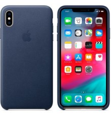 iPhone XS Max Leather Case - Midnight Blue                                                                                                                                                                                                                