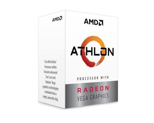 Процессор AMD Athlon 200GE 2C4T 3.2GHz 1MB+4MB 35W 14nm RX Vega3 AM4 Raven Ridge YD200GC6FBBOX