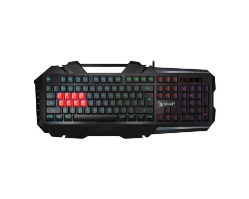 Клавиатура A4 B3590R механическая черный/красный USB Gamer LED