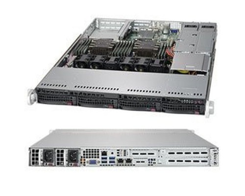 Корпус SuperMicro CSE-815TQC-R706WB 2x750W черный