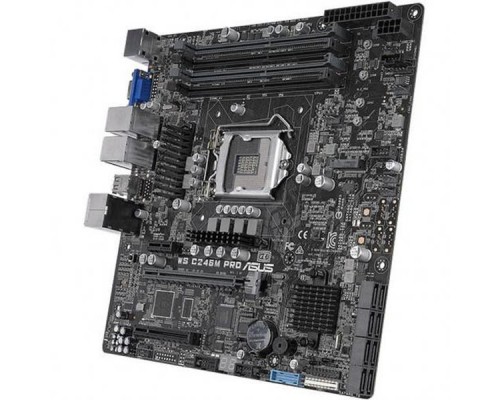 Материнская плата ASUS WS C246M PRO S1151 C246 PCI-E Dsub+DVI+HDMI 2xGbLAN SATA RAID MicroATX 4DDR4 (RTL)