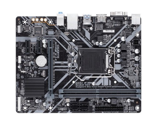 Материнская плата Gigabyte H310M H 2.0 S1151 H310 PCI-E Dsub+HDMI GbLAN SATA Micro-ATX 2DDR4 (RTL)