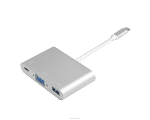 Переходник Greenconnect USB Type C -> VGA + USB 3.0 + Type C Greenconnect переходник USB Type C -> VGA + USB 3.0 + Type C