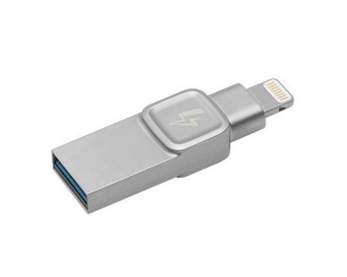 Флэш-драйв Kingston DataTraveler Bolt Duo 64GB,  OTG Lightning/USB 3.1, silver