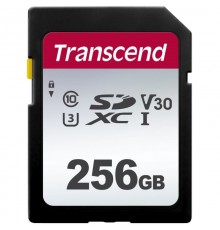 Карта памяти SDXC Transcend 300S, 256 Гб, UHS-I Class U3 V30, чтение: до 95Мб/с, запись: до 45Мб/с                                                                                                                                                        