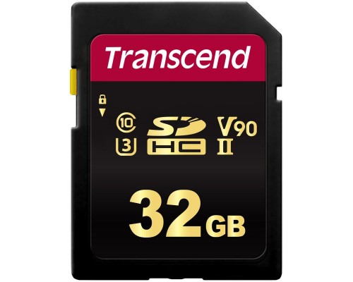 Карта памяти SDXC Transcend 700S, 32 Гб, UHS-II Class U3 V90, чтение: 285Мб/с, запись: 180Мб/с