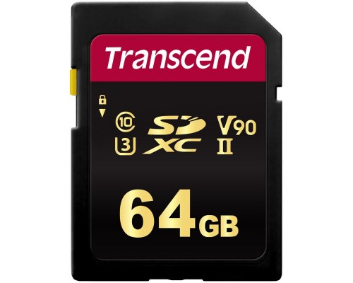 Карта памяти SD 64Gb Transcend SDXC TS64GSDC700S MLC UHS-II U3 V90 R285 W180