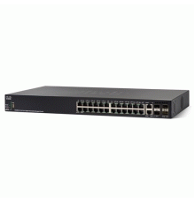 SG350X-24P-K9-EU Коммутатор 24-портовый Cisco SG350X-24P 24-port Gigabit POE Stackable Switch                                                                                                                                                             