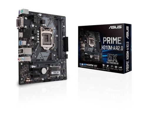 Материнская плата ASUS PRIME H310M-A R2.0/CSM S1151 H310 PCI-E Dsub+DVI+HDMI GbLAN SATA Micro-ATX 2DDR4