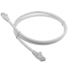 Патчкорд Кабель  Lanmaster LAN-PC45/U6-1.0-WH вилка RJ-45-вилка RJ-45 кат.6 1м белый LSZH (уп.:1шт)                                                                                                                                                       