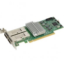 Плата коммуникационная SuperMicro Standard LP 40GbE with 2 QSFP ports, Intel XL710                                                                                                                                                                        