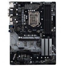 Материнская плата ASRock Z390 PRO4 S1151 Z390 2xPCI-E Dsub+DVI+HDMI GbLAN SATA RAID ATX 4DDR4 (RTL)                                                                                                                                                       